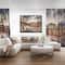 Designart - Bridge in Rain - Landscape Photo Canvas Art Print in Black Frame